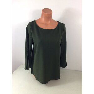 Green Envelope Blouse Womens Medium